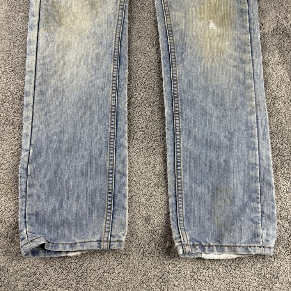 Levis 511 Slim Fit Skinny Jeans Mens 29x32 Blue Light Wash Low Rise - Picture 2 of 16